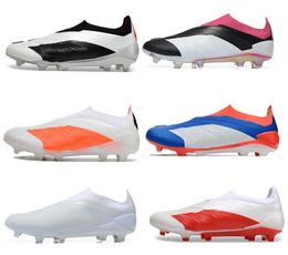 Elite Laceless Football Boots Solar Energy Generation Predstrike FG Soccer Shoes Special Edition 30th Anniversary yakuda dhgate Athletic Shoes