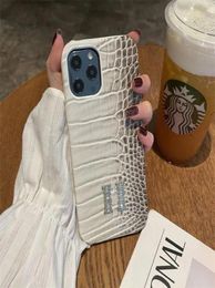 Luxurys Designers iphone case simple crocodile skin iphone12 13promax11 case with diamond XR fall proof xsmax 7p 8p trend3342793