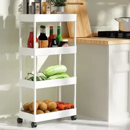 Hooks Trolley Storage Rack Gap Bathroom Kitchen Crack Floor