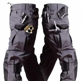 waterproof Tactical Pants Men Military Multi-pocket Wear-resistant Cargo Trousers Outdoor Ripstop Army Straight Combat Pant s65M#
