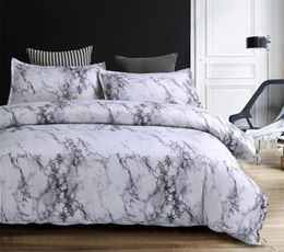 Marble Pattern Bedding Sets Polyester Bedding Cover Set 3pcs Twin Double Queen Quilt Cover Bed linen Duvet Cover No Sheet No Fill9623811