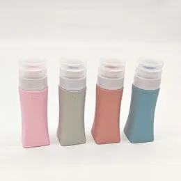 Storage Bottles Vintage Printed Silicone Bottle Lotion Gel Cream Container Portable Travel Refill