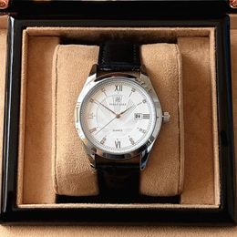 Wristwatches PABLO RAEZ Top Quality Fashion Men Watch Ultra Thin Luxury Wristwatch 30M Waterproof Sports Date Leather Casual Quartz Clock