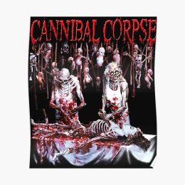 Calligraphy Cannibal Corpse Poster Mural Art Wall Modern Room Painting Decoration Picture Decor Funny Home Print Vintage No Frame