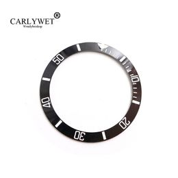 CARLYWET Whole Replacement Black With White Writings Ceramic Bezel 38mm Insert made for Submariner GMT 40mm 116610 LN223l