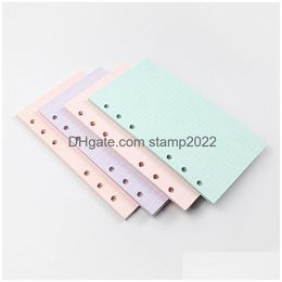 Notepads Wholesale 40 Sheets Paper A5 A6 Notebook Index Divider For Daily Planner Colorf Card Papers 6 Holes School Supplies Drop De Dh70V