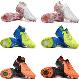 World Cup PHANTOM LUNA ELITE FG soccer shoes Mens red white high&low ankle Soccer Cleats Shoe Core Black accelerator Football Boots