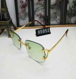 Mens Sunglasses New Fashion Sports Oval Sunglasses Buffalo Horn Glasses With Red Green Blue Yellow Lens For Women Buffalo Glasses 2719944