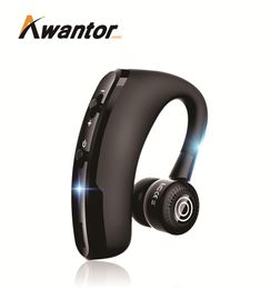 V9 Bluetooth Headset CSR Chips with Side Earphone For Phone call Hand Single Earhook Bluetooth Headset for Iphone Xs Samsung S1878370