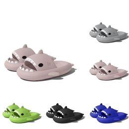 style5 Slipper Shark slippers men's summer indoor living Home thick bottom non-slip couple slippers antibacterial and antibacterial