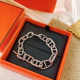 Modna łańcuch biżuterii link bransoletki dla mężczyzny Lady Women Party Miłośnicy Charm Bransoletka Prezenty