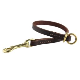 Leashes Multifunctional Dog Leash Short Real Leather P Chain Collar pet Dog Walking Training Lead for small Medium Large Dogs