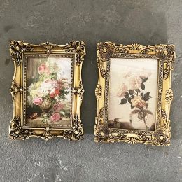 Frame Creative Hollow Resin Photo Frame Retro European Style Home Wall Combination Porch Decoration