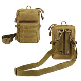 Bags Outdoor Tactical Sling Bags EDC Pouch Universal Army Military Zipper Molle System Pocket Hunting Accessories Waist Bag Phone Bag