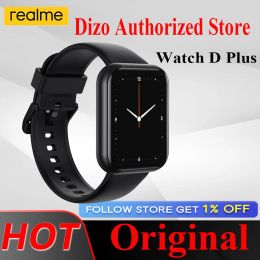 Watches Realme DIZO Smart Watch D Plus Waterproof Fitness Tracker AMOLED Display Sport Smartwatch Bluetooth Calling Bracelet Women Men