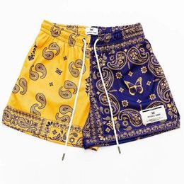 RYOKO RAIN summer fashion shorts men shorts men and womens fashion beach seaside casual pants mesh sports quick-drying 240327