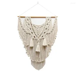 Tapestries Macrame Wall Hanging Boho Decorative Tapestry Woven Cotton Decoration Handmade For Home Apartment Dorm