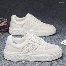 Casual Shoes Luxury Men's Breathable Little White Versatile High End Soft Sole Anti Slip Sports And Running