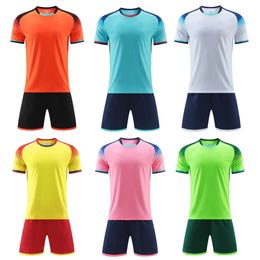 Adult Kids Football Jersey Men Boy Customise Soccer Uniforms Kit Sports Clothe Futsal Training Tracksuit Child y240318