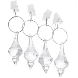 Shower Curtains 4pcs Curtain Bottom Crystal Weights Drop Block Clips