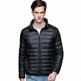 new Autumn And Winter Men's Duck Down Jacket Ultra-thin Thermal Insulati Spring Jacket Men's stand Collar Coat New C4Gk#