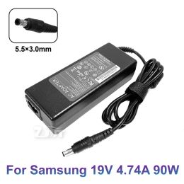 Adapter 19V 4.74A 90W 5.5*3.0mm AC Power Laptop Adapter For Samsung P40 P50 P55 P60 P200 P210 Q460 R439 R410 V20 R25 Notebook Charger