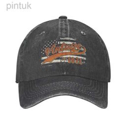 Ball Caps Custom Cotton Vintage Est 1971 USA Flag Baseball Cap Outdoor Women Mens Adjustable Dad Hat Spring 24327