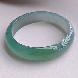 Bangle XING YUN ZHI SHI Natural Jade Bracelet Round Ngtc Trendy None Women Bangles Choice Inside Diameter 56 62mm Width 15mm