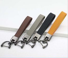 Custom luxury keychain accessories wholesale car keychain handmade genuine leather keychain