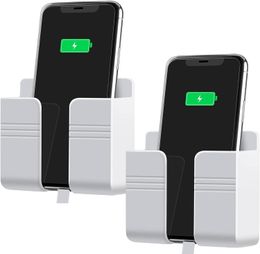 Wall Mount Phone Holder, Compatible with iPhone and Other Common Models