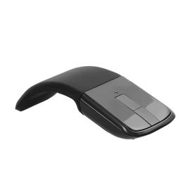 Mice 2.4G Wireless Mouse USB Receiver Bending Mouse with USB Arc Mouse with Touch Function Folding Optical Mice for PC Laptop