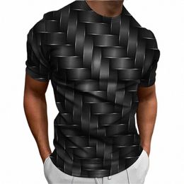 2023 Simple Men'S T-Shirt Geometric Pattern 3d Printed Men'S Top Everyday Casual Clothing Loose Oversized-Shirt Retro Sweatshirt R3lM#