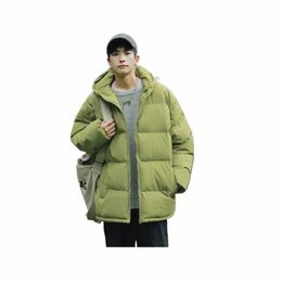 unisex 2024 Winter Jacket Men Women Warm Parkas Thicken Warm Coat Men Stand Collar Solid Color Casual Parka Fi Streetwear t7nO#