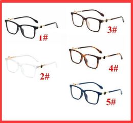 Eyeglass Transparent Computer Glasses Frame Women Men Anti Blue Light square Eyewear Blocking Optical Spectacle Eyeglass 5 colors 10PCS