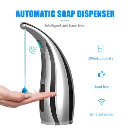 Dispensers Soap Dispenser Pump Automatic Soap Dispenser Infrared Smart Sensor Touchless Liquid Shampoo Dispensers For Kitchen Bathroom