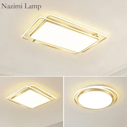 Ceiling Lights Modern LED Light Luxury Lamp Gold Indoor Chandelier Lighting Home Decor For Living Room Bedroom Fixture