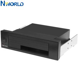 Enclosure SATA Internal Trayless Mobile Rack for 2.5" or 3.5" SSD HDD Hard Drive Backplane Enclosure SATA Interface Builtin 2.5/3.5 Hard