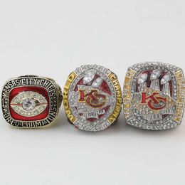 2023 Kansas Chief Super Bowl Champion Ring Set 3 stycken 1969 2019 2023