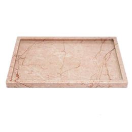 Real Luxurious Natural Dressing Tray, Marble Storage Home Decoration, Stone Tray Suitable for Bathroom/kitchen/dressing Table/dressing Table Non Resin/non