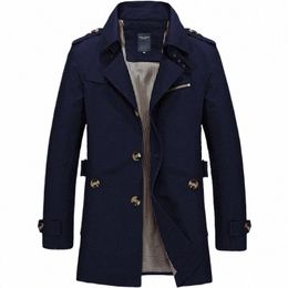 bolubao New Men Fi Jacket Coat Spring Brand Men's Casual Fit Wild Overcoat Jacket Solid Colour Trench Coat Male T4wj#