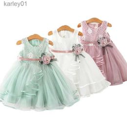 Girl's Dresses Baby Girls Dress Casual Costume Kids Dresses For Girls Flower Baby Dress Girl Party Little Princess Tutu Summer Dress Vestidos yq240327