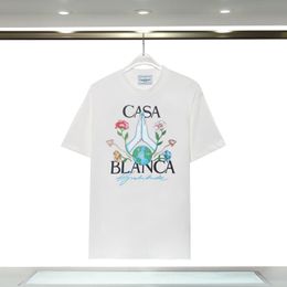 Casa T Shirts Casa Blanca Mens Designer T Shirts Casablanca T Shirt Luxury Men Casual T-Shirts Mens Casablanc Shirt Tennis Shorts Sleeve Casa Blanca Shirts 833