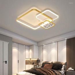 Ceiling Lights Creative Ring Bedroom Recessed LED Light Modern Minimalist Warm Personality Study Lamp Nordic Living Room Lighting