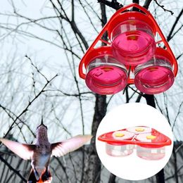 Other Bird Supplies Easy Filling Feeder Capacity Hummingbird With 3 Feeding Ports Installation Strong Load-bearing Food
