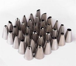 Whole 24 pcs Cake Cupcake Decorating Tools Icing Piping Nozzles Pastry Tips276F6834031