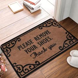 Bath Mats Please Remove Your Shoes Thank You Floor Mat For Shower Home Entrance Bathroom Accessories Anti Slip Toilet Pad