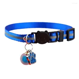 Dog Collars Boho Ethnic Cat Collar Adjustable With Bells And Pendants Loss Prevention Pet For Kittens Puppies