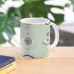 Mugs Evil Eye Collection Coffee Mug Original Breakfast Cups Funny For Cafe Custom