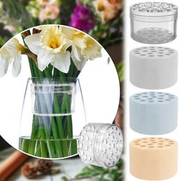 Vases Spiral Ikebana Stem Holders Bouquet Flower Arrangement Racks Waterproof Sturdy Support Holder Room Plant Decoration