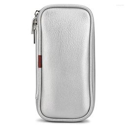 Storage Bags Makeup Brushes Bag Charm Silver Empty Case Cosmetic Brush Gadgets Carrying Traval Outdoor Organizer Accessories